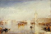 Joseph Mallord William Turner The Dogano, San Giorgio, Citella, from the Steps of the Europa Spain oil painting artist